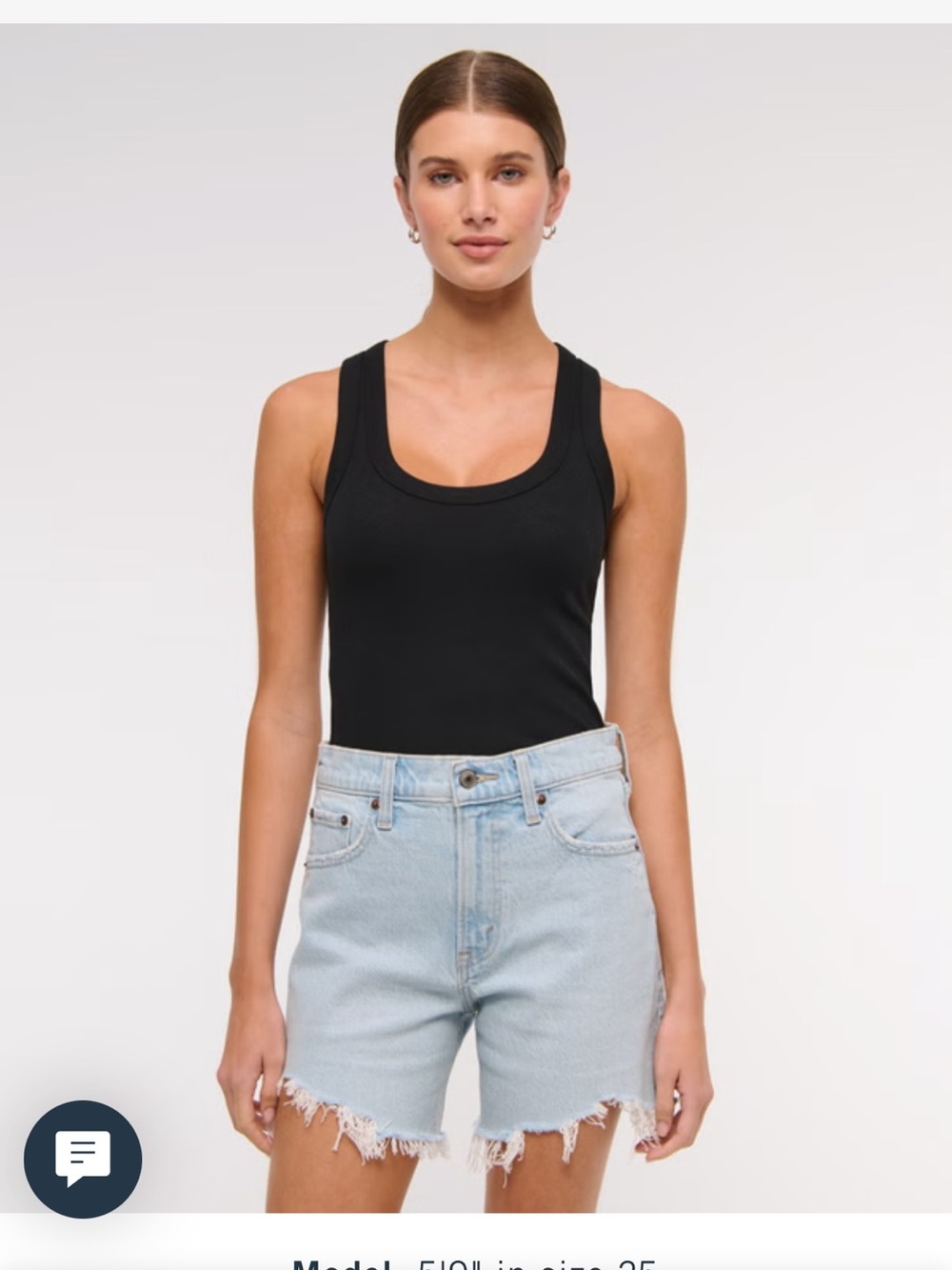 Abercrombie & Fitch High Rise Dad short - Picture 1 of 4
